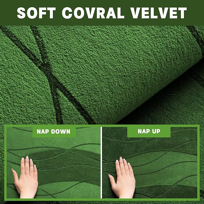 YIHOUSE Memory Foam Bathroom Rug Sets 5 Piece, Ultra Absorbent Bath Mat - Image 6