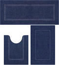 SHACOS Soft Fluffy Bathroom Rugs Set of 3 by SHACOS