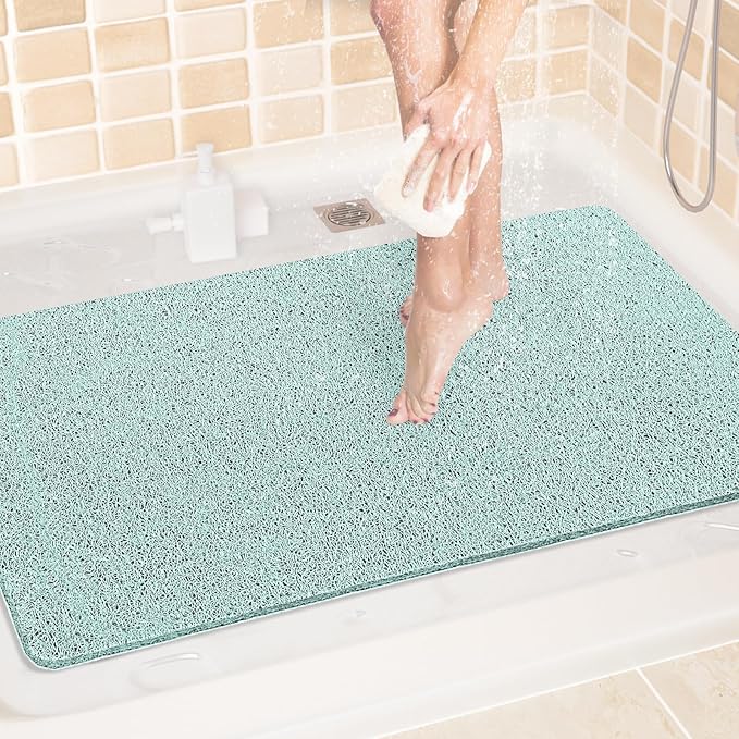 LuxStep Shower Mat Bathtub Mat, 24x36 inch, Non-Slip Bath Mat by LuxStep