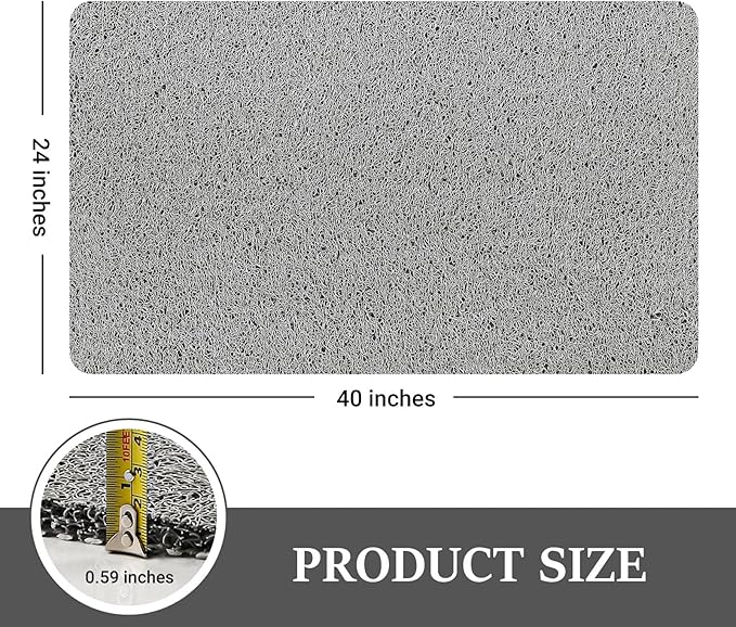 LuxStep Shower Mat Bathtub Mat, 40x24 inch, Non-Slip Bath Mat - Image 2