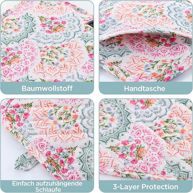 Pot Holders for Kitchen Heat Resistant Hot Pads for Countertops Oven Pot - Image 5