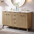 T4TREAM 60" Fluted Bathroom Vanity by T4TREAMFurniture