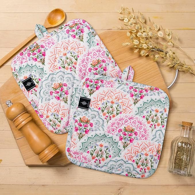 Pot Holders for Kitchen Heat Resistant Hot Pads for Countertops Oven Pot - Image 4