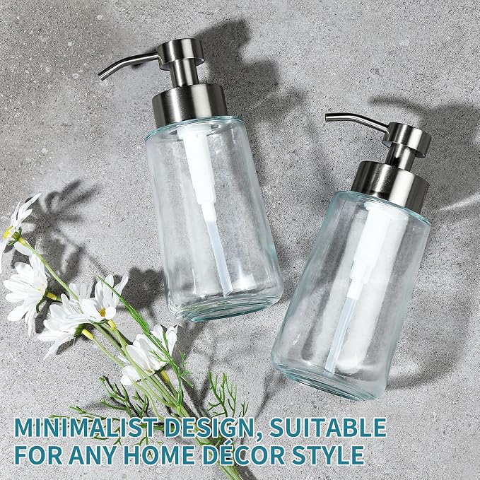 Doiliese Soap Dispenser, Glass Hand Soap Dispenser - Image 8
