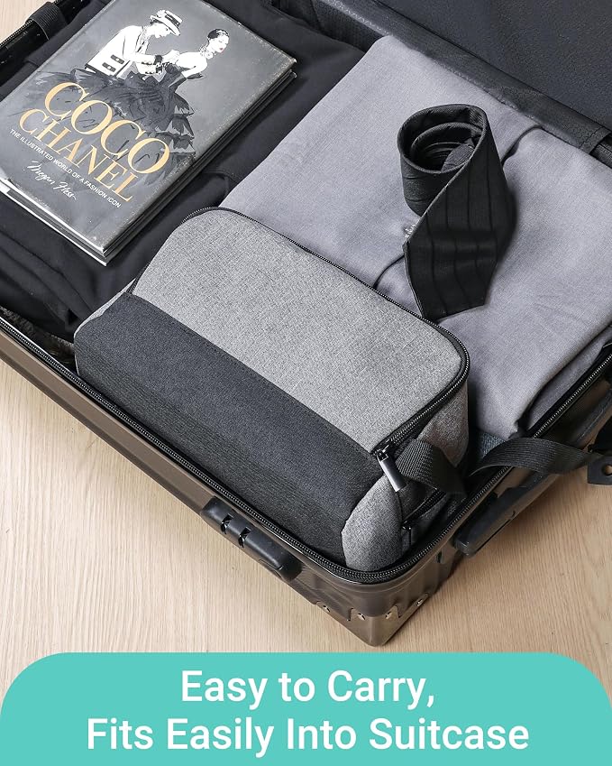 Elviros Travel Toiletry Bag for Men Hanging Dopp Kit Shaving Bag Toiletries - Image 8