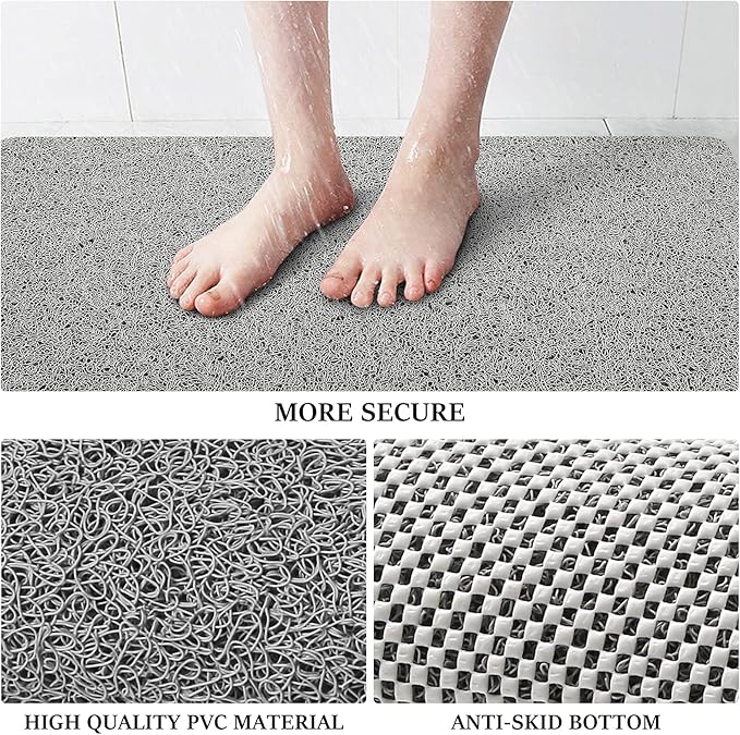 LuxStep Shower Mat Bathtub Mat, 40x24 inch, Non-Slip Bath Mat - Image 3