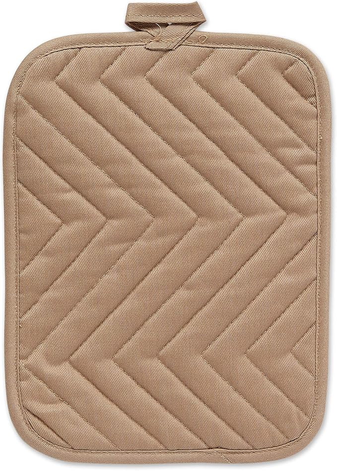 DII Heat Resistant Quilted Cotton Pot Holder Set, Designed - Image 2