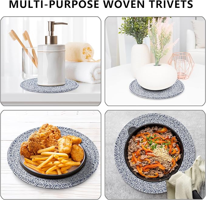 Coga Trivets for Hot Dishes, Trivets for Hot Pots and Pans, 7 Inchs Hot Pads 5 - Image 5
