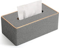 Tissue Box Cover, PU Leather Tissue Box Holder Rectangular Box Covers by LADSTAG