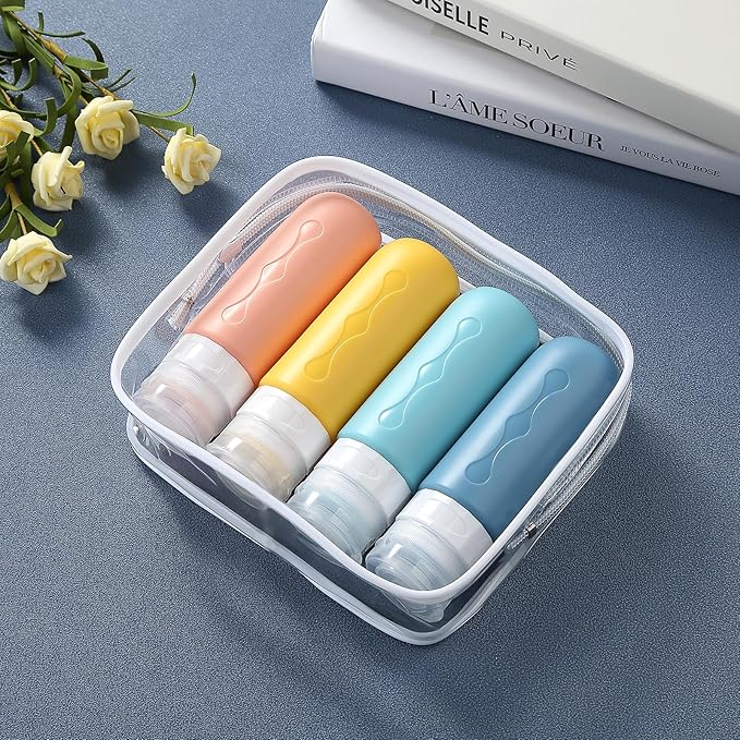 Gemice Travel Bottles for Toiletries, Tsa Approved, Travel Size Containers - Image 6