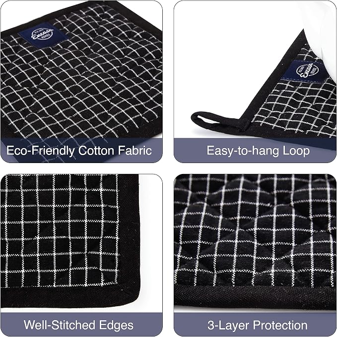 Encasa XO 8 inches Oven Microwave Potholders - Image 5