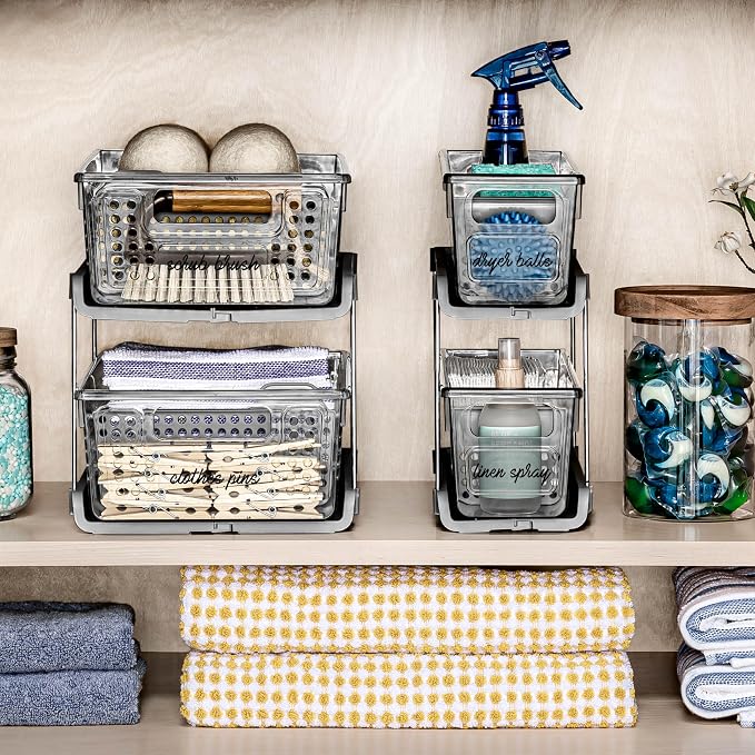 madesmart 2 Tier Organizer, Under Cabinet Storage - Image 9