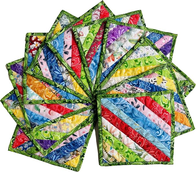 Square Pot Holders for Kitchen hot Pads 100% Cotton Set of 2 Heat Resistant for - Image 2