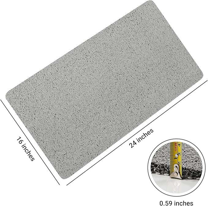 LuxStep Shower Mat Bathtub Mat, 24x16 inch, Non-Slip Bath Mat - Image 2