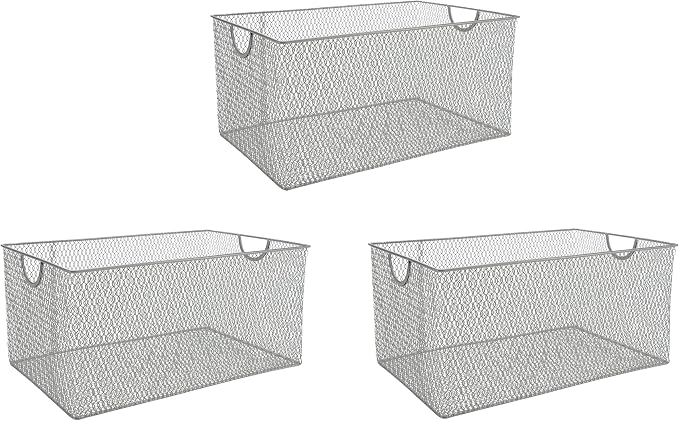 YBM HOME Kitchen Pantry Organizer Wire Baskets by YBMHome