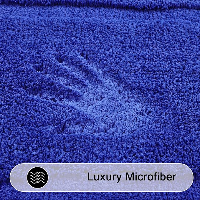SHACOS Soft Fluffy Bathroom Runner Rugs Set of 3 Bath Mats - Image 7