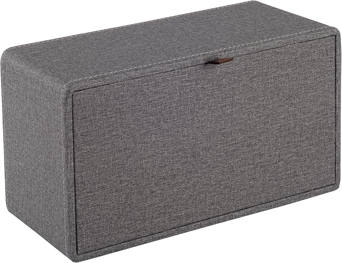 High-end Leather Tissue Box Holder Two Color Matching, Rounded Rectangle Napkin - Image 3