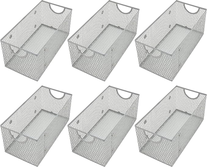 YBM Home Wire Mesh Storage Basket Organizer by YBMHome